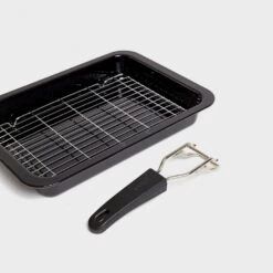 Quest Enamel Grill Pan With Handle -Garden & Outdoor Equipment Stores go 363298 c