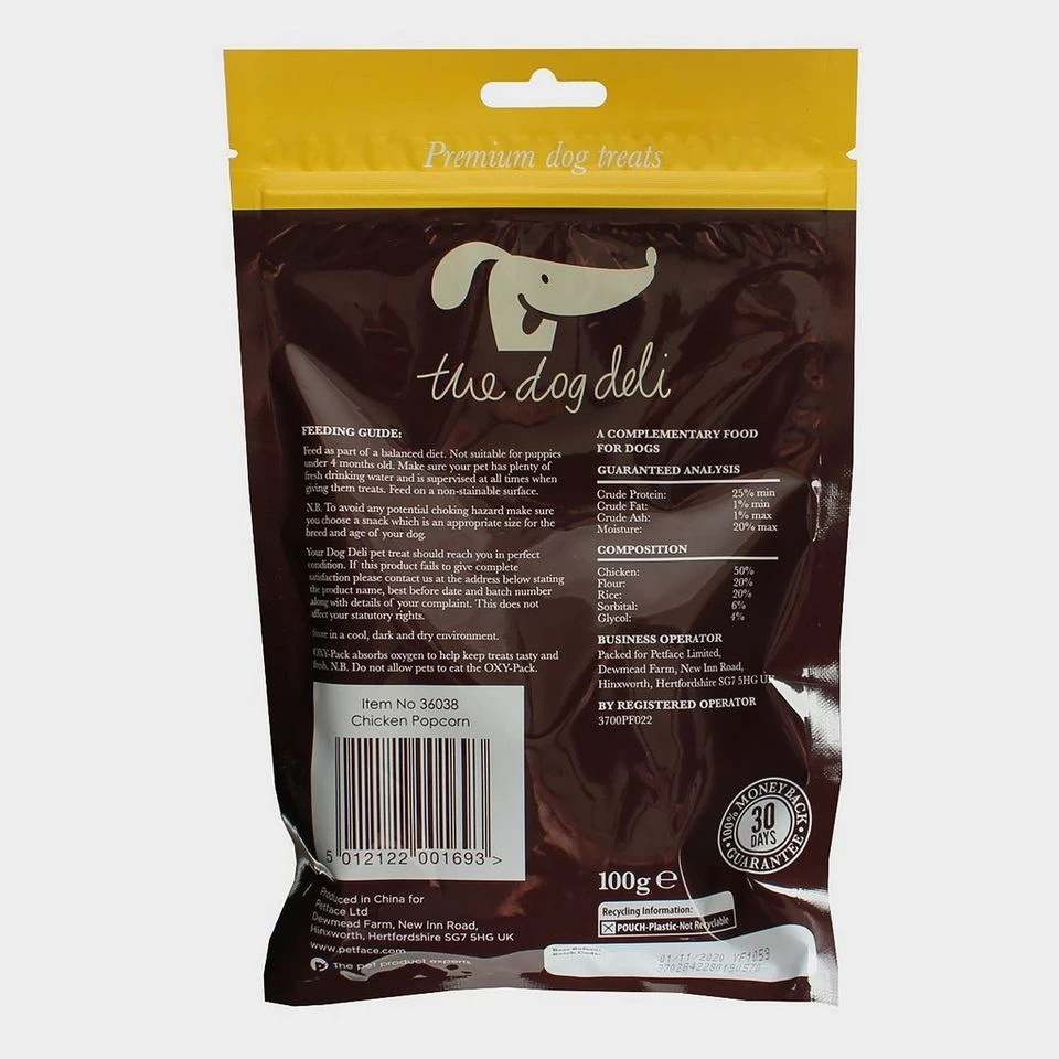 Dog Deli Chicken Popcorn 4 Dog Deli Chicken Popcorn - Image 2